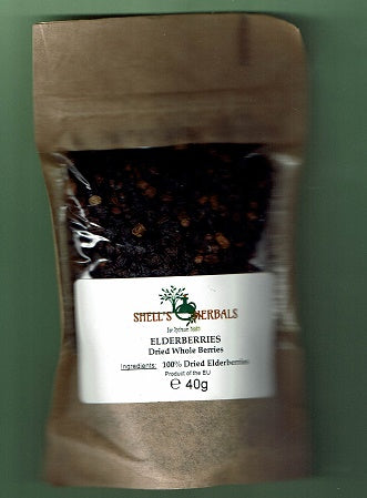 ELDERBERRIES - Dried Whole Berries